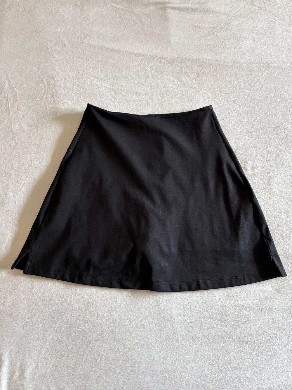 GIRLFRIEND COLLECTIVE Black A-Line SKORT
